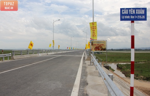 Cầu Yên Xuân chính thức thông xe vào ngày 3 tháng 9 năm 2016