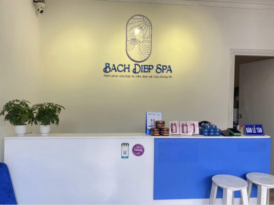 BACH DIEP SPA có thiết kế sang trọng và hiện đại 